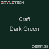 Styletech Craft Vinyl - Dark Green- 12" x 24" Sheet