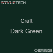 Styletech Craft Vinyl - Dark Green- 12" x 12" Sheet