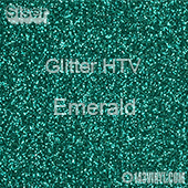 Glitter HTV: 12" x 5 Yard Roll - Emerald