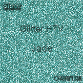 Glitter HTV: 12" x 5 Yard Roll - Jade