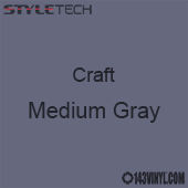 Styletech Craft Vinyl - Medium Gray- 12" x 12" Sheet