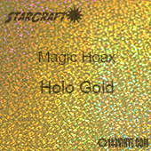 12" x 24" Sheet - StarCraft Magic - Hoax Holo Gold