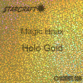 12" x 12" Sheet - StarCraft Magic - Hoax Holo Gold
