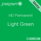 12" x 24" Sheet - StarCraft HD Matte Permanent Vinyl - Light Green