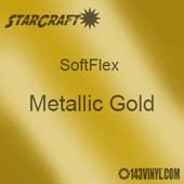 12" x 12" Sheet StarCraft SoftFlex HTV - Metallic Gold