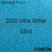 StyleTech 2000 Ultra Glitter - 132 Mint - 12"x24" Sheet