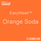 EasyWeed HTV: 12" x 15" - Orange Soda