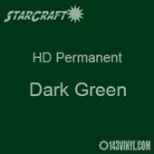12" x 12" Sheet - StarCraft HD Glossy Permanent Vinyl - Dark Green