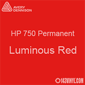 Avery HP 750 - Luminous Red- 12" x 24" Sheet