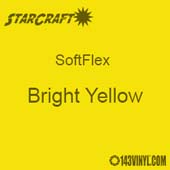 OUTLET - 11.5" x 12" Sheet StarCraft SoftFlex HTV - Bright Yellow