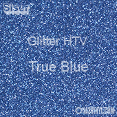 Siser Glitter HTV 12 x 20 Sheet - True Blue