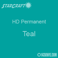 12" x 12" Sheet - StarCraft HD Glossy Permanent Vinyl - Teal