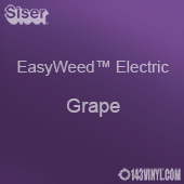12" x 15" Sheet Siser EasyWeed Electric HTV - Grape