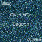 Glitter HTV: 12" x 5 Yard Roll - Lagoon