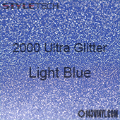 StyleTech 2000 Ultra Glitter - 143 Light Blue - 12"x24" Sheet