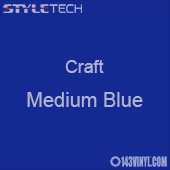Styletech Craft Vinyl - Medium Blue- 12" x 12" Sheet