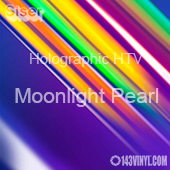 12" x 20" Sheet Siser Holographic HTV - Moonlight Pearl  