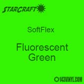 12" x 12" Sheet - StarCraft SoftFlex HTV - Fluorescent Green