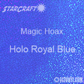 12" x 24" Sheet - StarCraft Magic - Hoax Holo Royal Blue