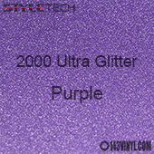 StyleTech 2000 Ultra Glitter - 142 Purple - 12"x24" Sheet