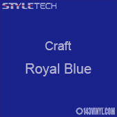 Styletech Craft Vinyl - Royal Blue- 12" x 12" Sheet
