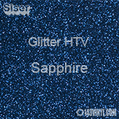Glitter HTV: 12" x 5 Yard Roll - Sapphire
