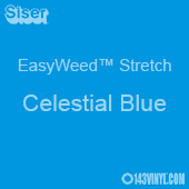 12" x 24" Sheet Siser EasyWeed Stretch HTV - Celestial Blue