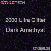 StyleTech 2000 Ultra Glitter - 147 Dark Amethyst - 12"x24" Sheet