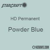 12" x 24" Sheet - StarCraft HD Glossy Permanent Vinyl - Powder Blue