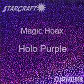 12" x 24" Sheet - StarCraft Magic - Hoax Holo Purple