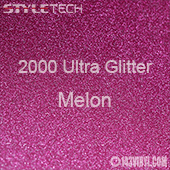 StyleTech 2000 Ultra Glitter - 133 Melon - 12"x24" Sheet