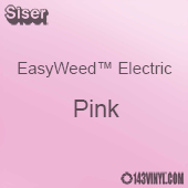 12" x 15" Sheet Siser EasyWeed Electric HTV - Pink