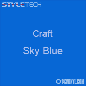 Styletech Craft Vinyl - Sky Blue- 12" x 12" Sheet