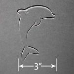Outlet Acrylic Blank - Dolphin 