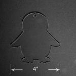 Acrylic Blank - Penguin Ornament