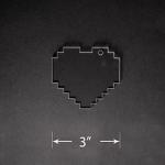 Acrylic Blank - Pixel Heart