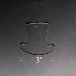 Acrylic Blank - Top Hat