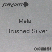 12" x 12" Sheet - StarCraft Metal- Brushed Silver