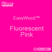 12" x 15" Sheet Siser EasyWeed HTV - Fluorescent Pink