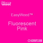 12" x 12" Sheet Siser EasyWeed HTV - Fluorescent Pink