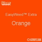 12" x 15" Sheet Siser EasyWeed Extra HTV - Orange