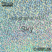 12" x 20" Sheet Siser Holographic HTV - Sky