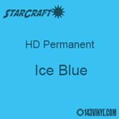 12" x 10 Yard Roll - StarCraft HD Glossy Permanent Vinyl - Ice Blue