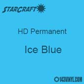 24" x 10 Yard Roll - StarCraft HD Glossy Permanent Vinyl - Ice Blue