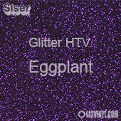 Glitter HTV: 12" x 5 Yard Roll - Eggplant