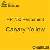 Avery HP 750 - Canary Yellow- 12" x 24" Sheet