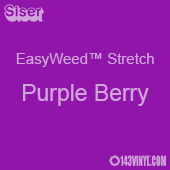Stretch HTV: 12" x 15" - Purple Berry