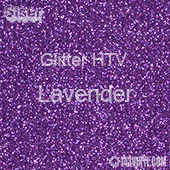 Glitter HTV: 12" x 5 Yard Roll - Lavender