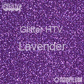 Glitter HTV: 12" x 20" - Lavender