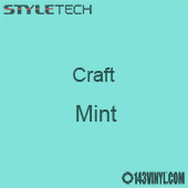 Styletech Craft Vinyl - Mint- 12" x 12" Sheet